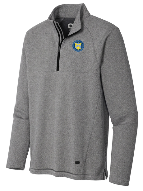 The Alcohol and Tobacco Tax and Trade Bureau (TTB) Men's Transition Quarter Zip  Light Gray government employee uniform shirt
