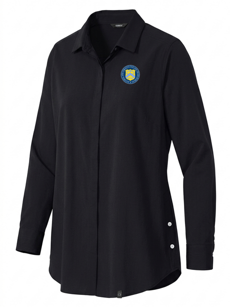 The Alcohol and Tobacco Tax and Trade Bureau (TTB) Women's Commuter Shirt  Black government employee uniform shirt