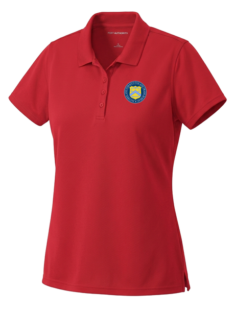 The Alcohol and Tobacco Tax and Trade Bureau (TTB) Women's Dri Fit Polo  Red government employee uniform shirt