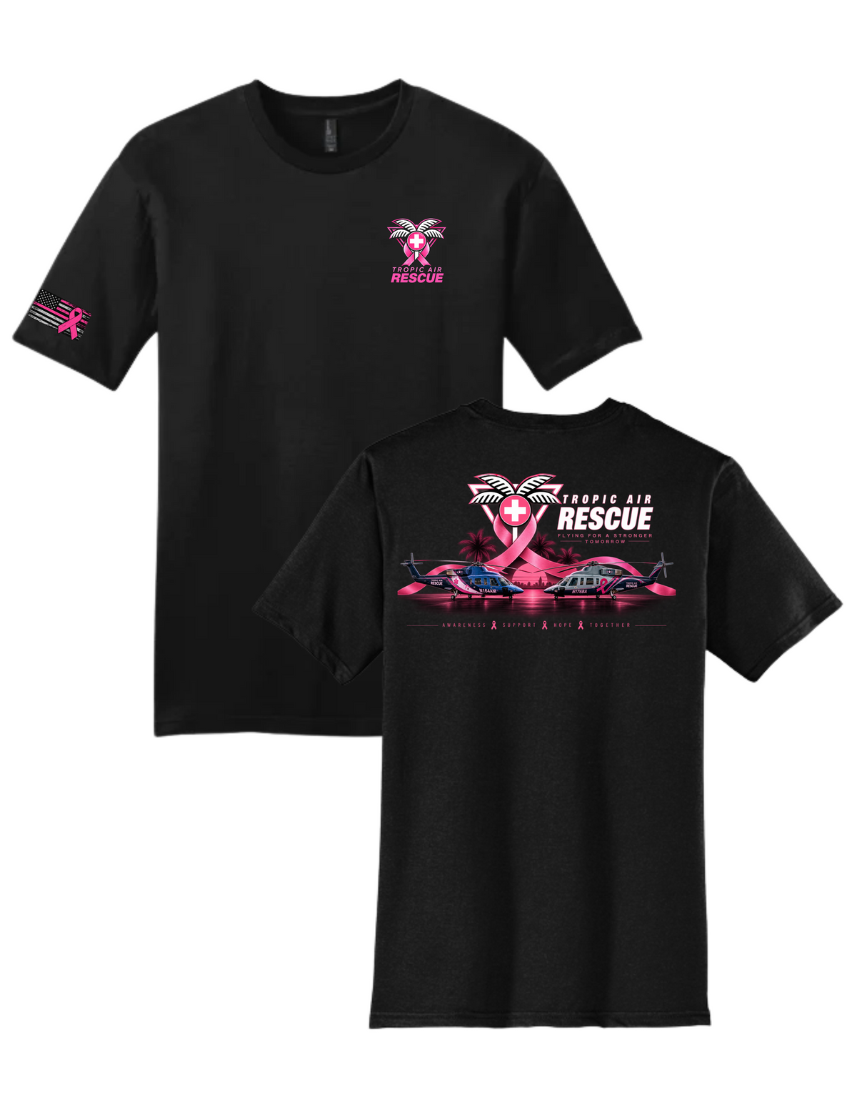 Tropic Air Rescue Cancer Awareness T-shirt 2026