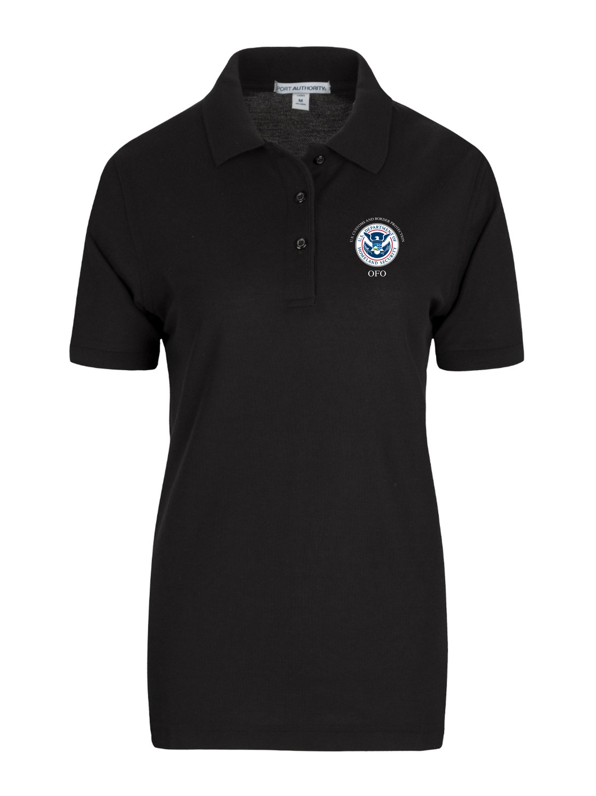 U.S. Customs Border Patrol (CBP) Office of Field Operations (OFO) Womens Agency Polo BLK1