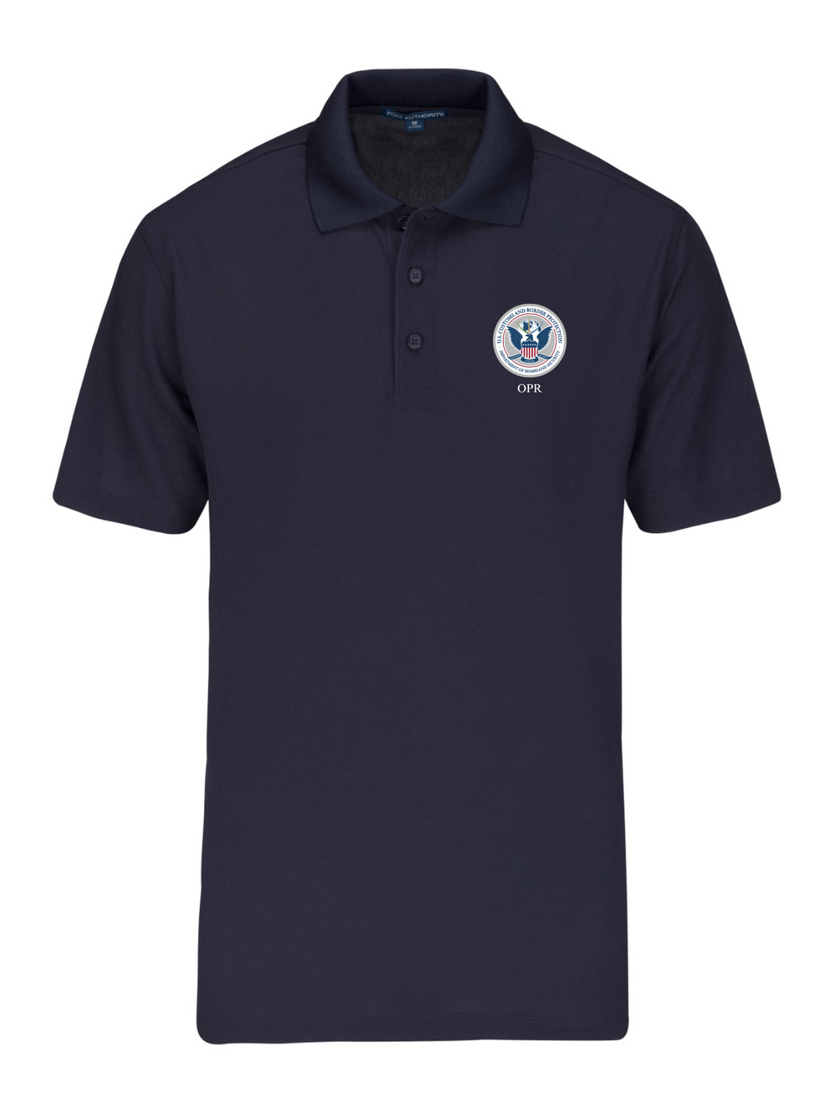 U.S. Customs Border Patrol (CBP) Office of Professional Responsibility (OPR) Agency Polo Mens Navy