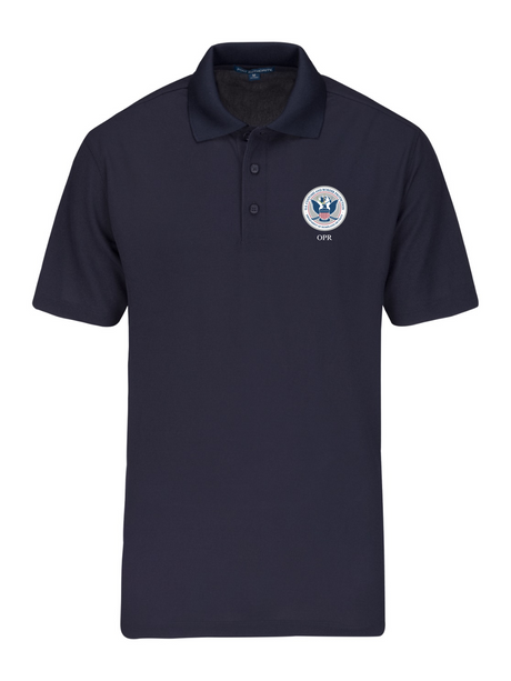 U.S. Customs Border Patrol (CBP) Office of Professional Responsibility (OPR) Agency Polo Mens Navy