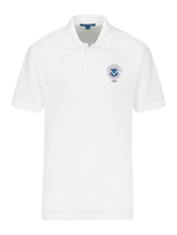U.S. Customs Border Patrol (CBP) Office of Professional Responsibility (OPR) Mens Agency Polo WHT