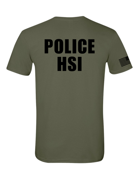 U.S. Immigration and Customs Enforcement (ICE) Homeland Security Investigations (HSI) Identifier T-Shirt Drb