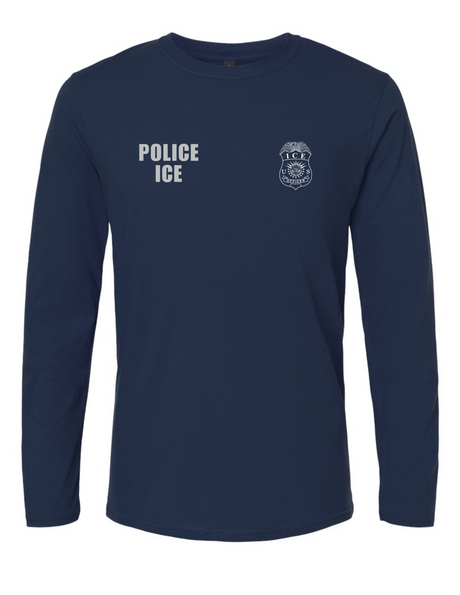 U.S. Immigration and Customs Enforcement (ICE) long sleeve navy