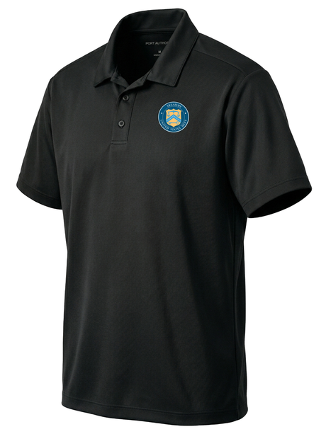 The U.S. Mint (UM) Men's Dri Fit Polo  Black government employee uniform shirt