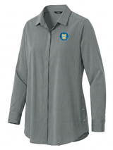 The U.S. Mint (UM) Women's Commuter Shirt  Slate Gray government employee uniform shirt