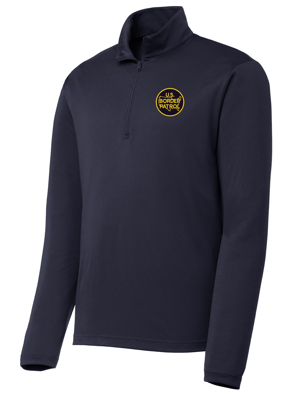 USBP Men's Lightweight Dri Fit 1/4 Zip