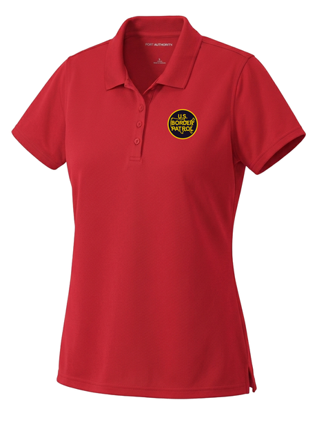 U.S. Customs and Border Patrol (USBP) Women's Dri Fit Polo  Red government employee uniform shirt