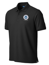 U.S. Coast Guard (USCG) Men's Polo  Black government employee uniform shirt