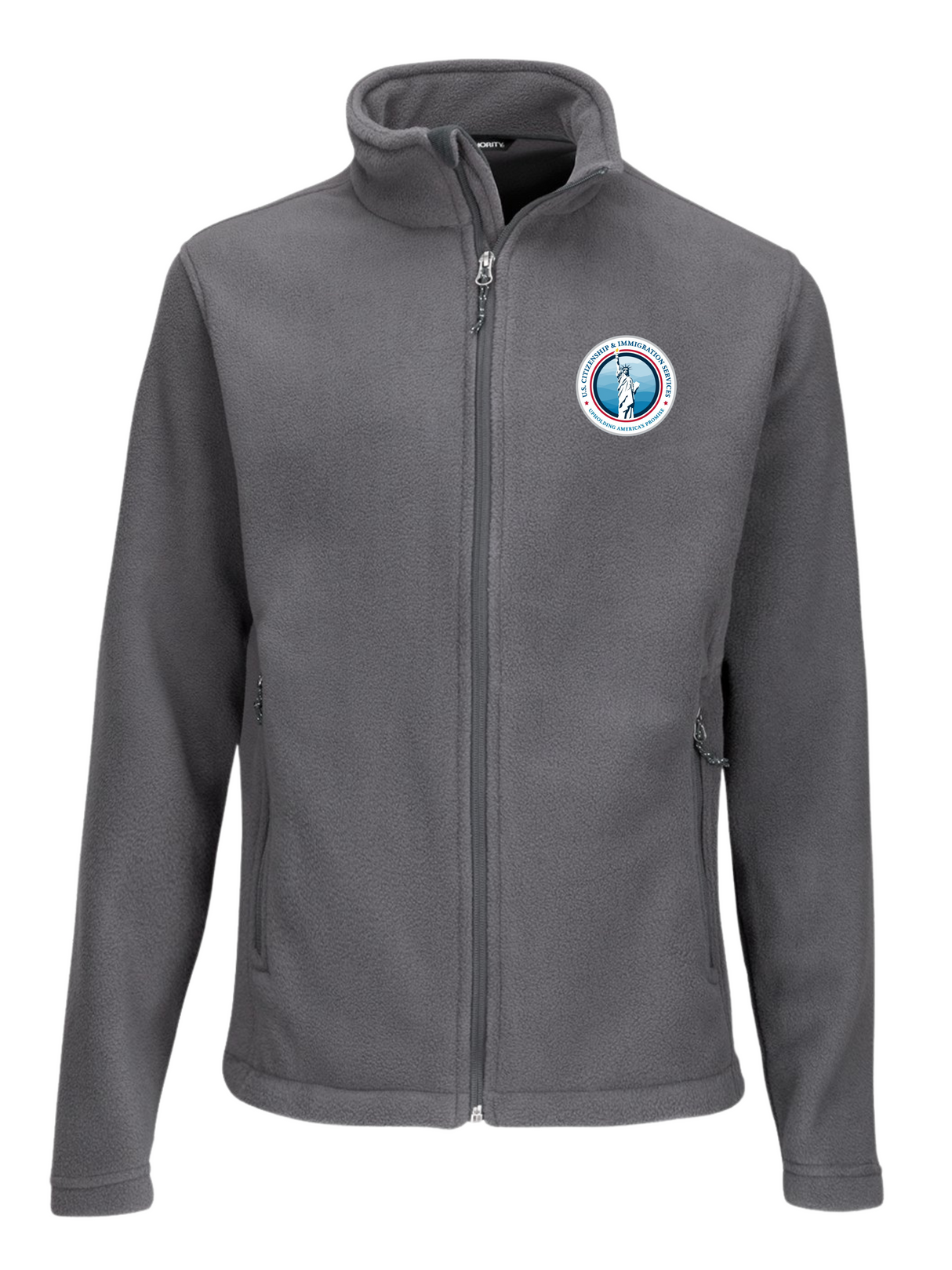 USCIS LIGHTWEIGHT Men's Full-Zip Microfleece Jacket