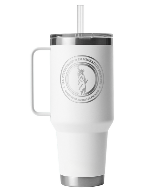 USCIS 40oz Engraved Tumbler