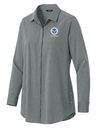 U.S. Citizenship and Immigration Services (USCIS) Women's Commuter Shirt  Slate Gray government employee uniform shirt