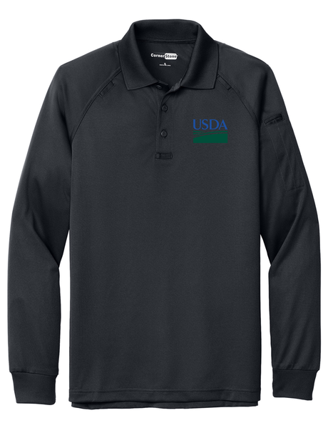 USDA Men's Tactical Long Sleeve Polo