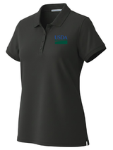 U.S. Department of Agriculture Women's Polo  Black government employee uniform shirt