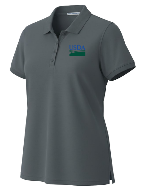 U.S. Department of Agriculture Women's Polo  Slate Gray government employee uniform shirt