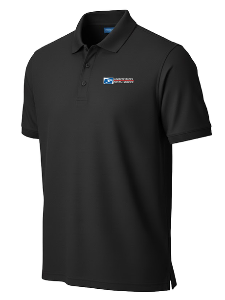 Postal Service Men's Polo  Black government employee uniform shirt