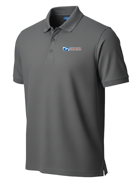 Postal Service Men's Polo  Slate Gray government employee uniform shirt