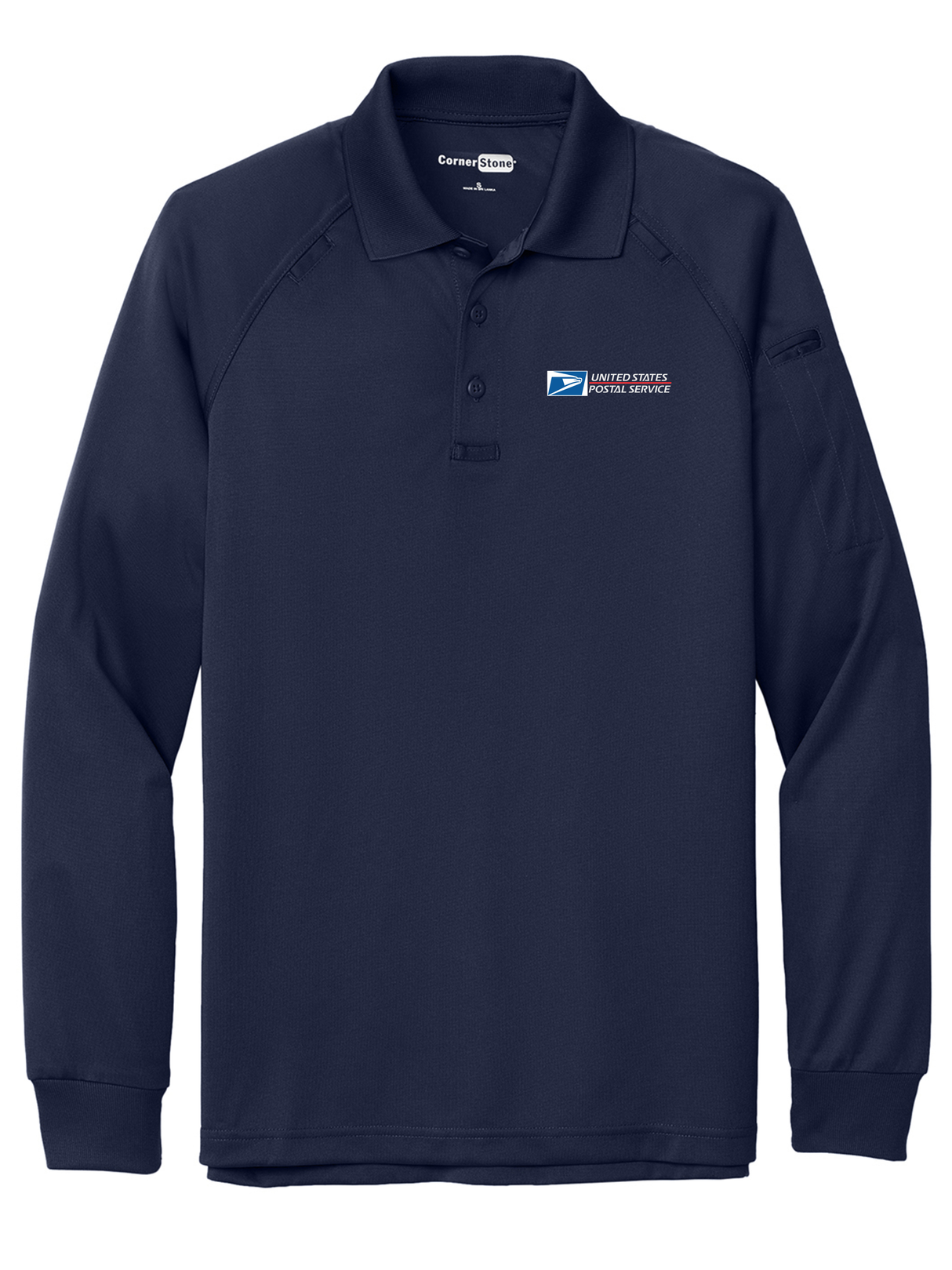 USPS Men's Tactical Long Sleeve Polo