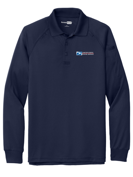 USPS Men's Tactical Long Sleeve Polo