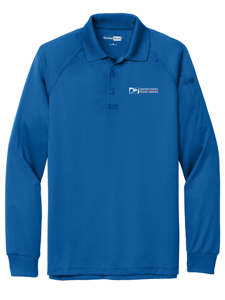 USPS Men's Tactical Long Sleeve Polo
