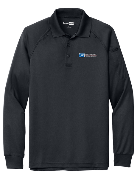USPS Men's Tactical Long Sleeve Polo