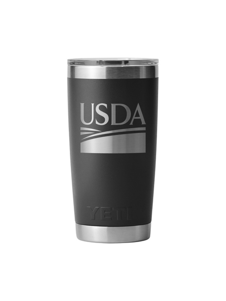 United States Department of Agriculture USDA YETI 20oz Tumbler Black