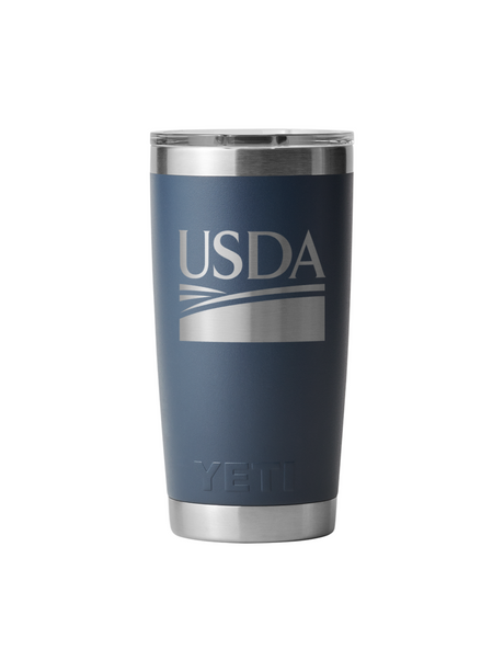 United States Department of Agriculture USDA YETI 20oz Tumbler Navy
