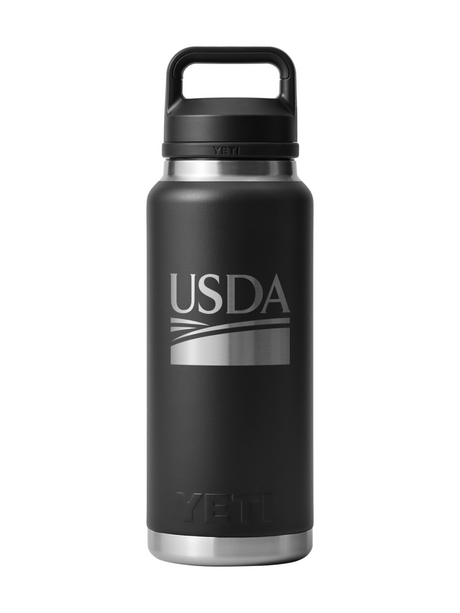 United States Department of Agriculture USDA YETI 36oz Water Bottle Black