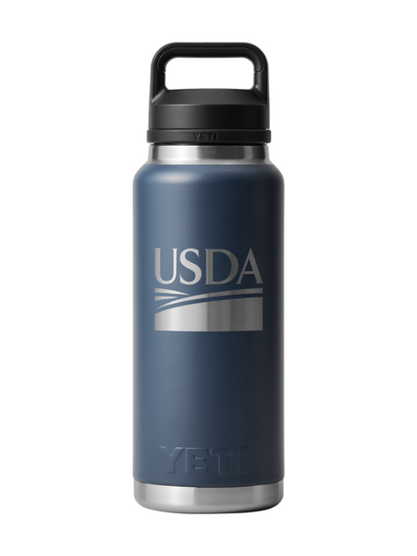 United States Department of Agriculture USDA YETI 36oz Water Bottle Navy