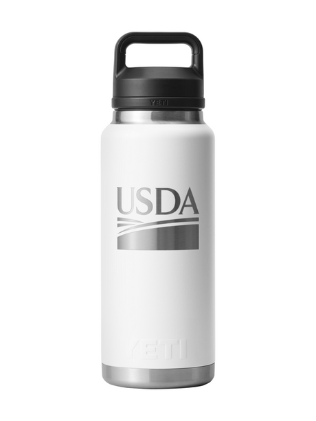 United States Department of Agriculture USDA YETI 36oz Water Bottle White