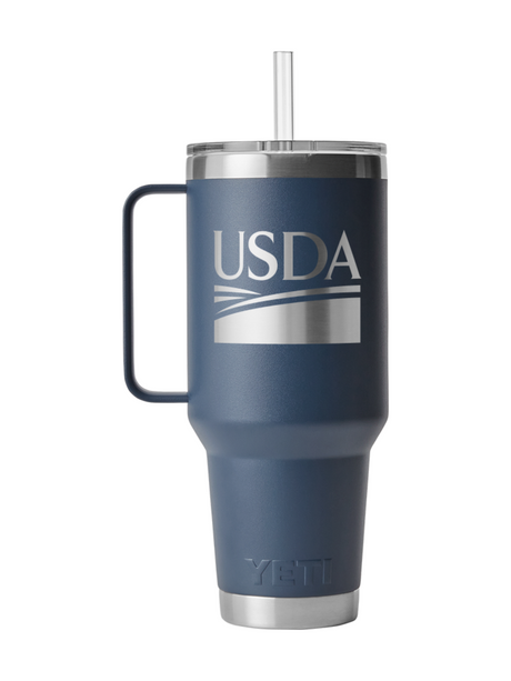 United States Department of Agriculture USDA YETI 42oz Straw Mug Navy