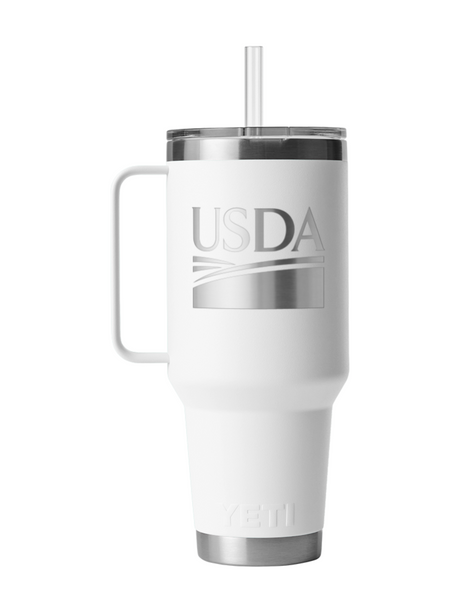 United States Department of Agriculture USDA YETI 42oz Straw Mug White