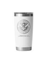 United States Immigration and Customs Enforcement 20oz Tumbler White
