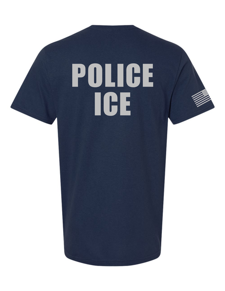 United States Immigration and Customs Enforcement ICE POLICE Navy 1