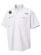 U.S. Department of Veteran Affairs (VA)  Men's Columbia Bahama™ II Button Up Short Sleeve  White government employee uniform shirt