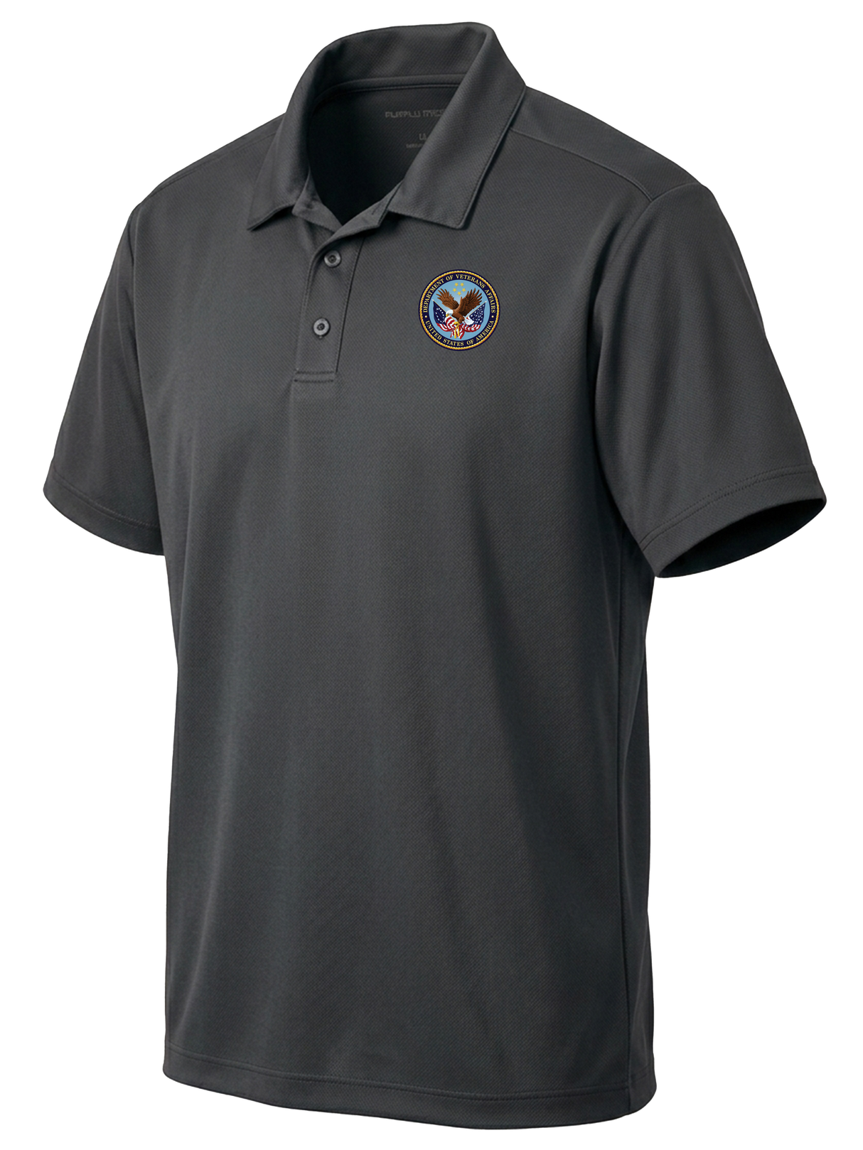 U.S. Department of Veteran Affairs (VA)  Men's Dri Fit Polo  Slate Gray government employee uniform shirt