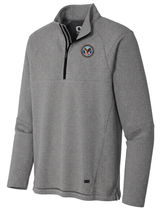 U.S. Department of Veteran Affairs (VA)  Men's Transition Quarter Zip  Light Gray government employee uniform shirt