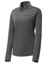 U.S. Department of Veteran Affairs (VA)  Women's Lightweight Dri Fit 1/4 Zip  Slate Gray government employee uniform shirt