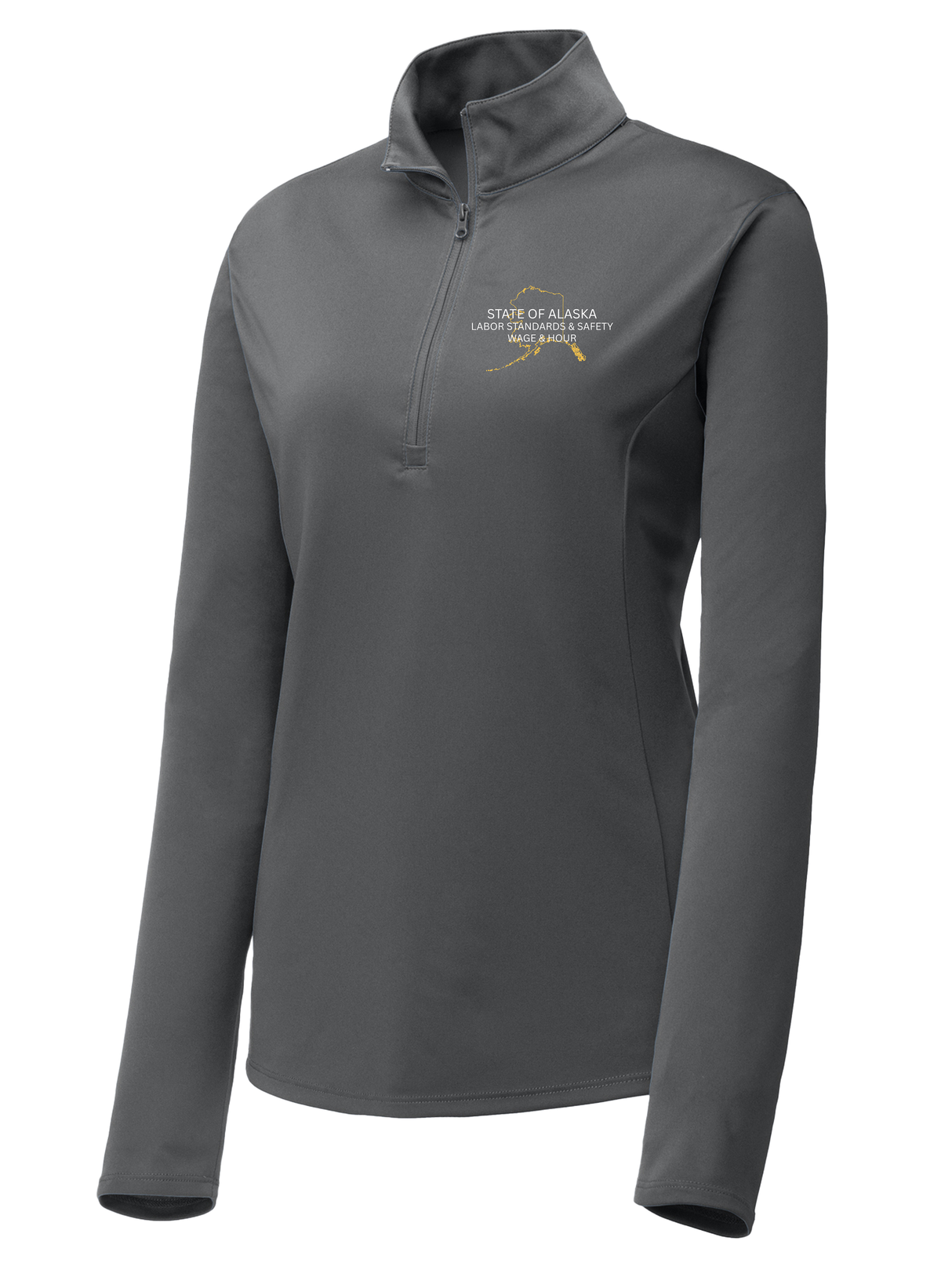State of Alaska Department of Labor Women's Lightweight Dri Fit 1/4 Zip