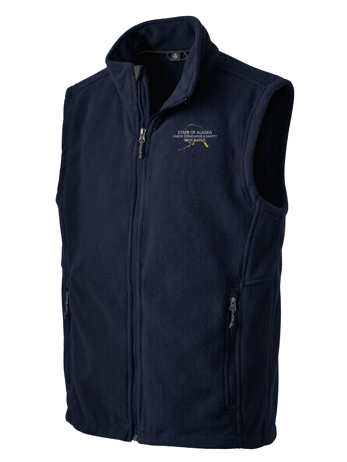 State of Alaska Department of Labor Men's Fleece Vest