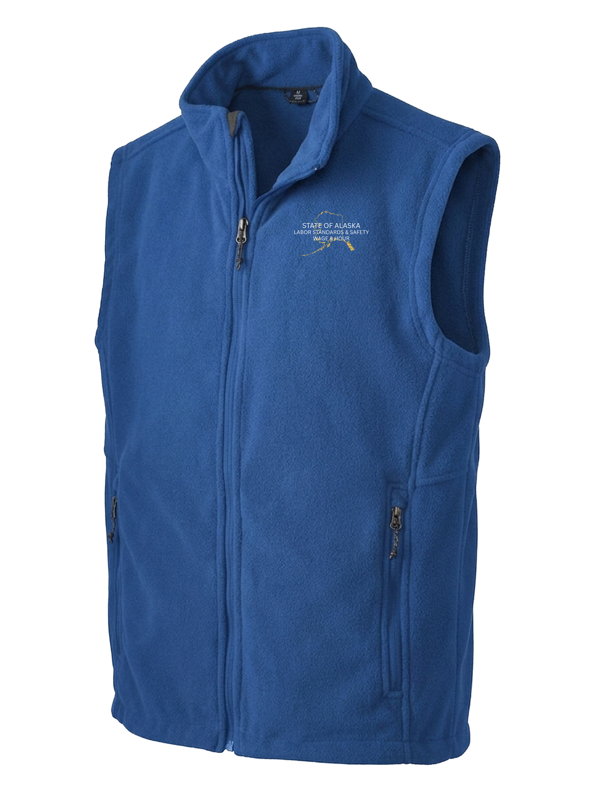 State of Alaska Department of Labor Men's Fleece Vest