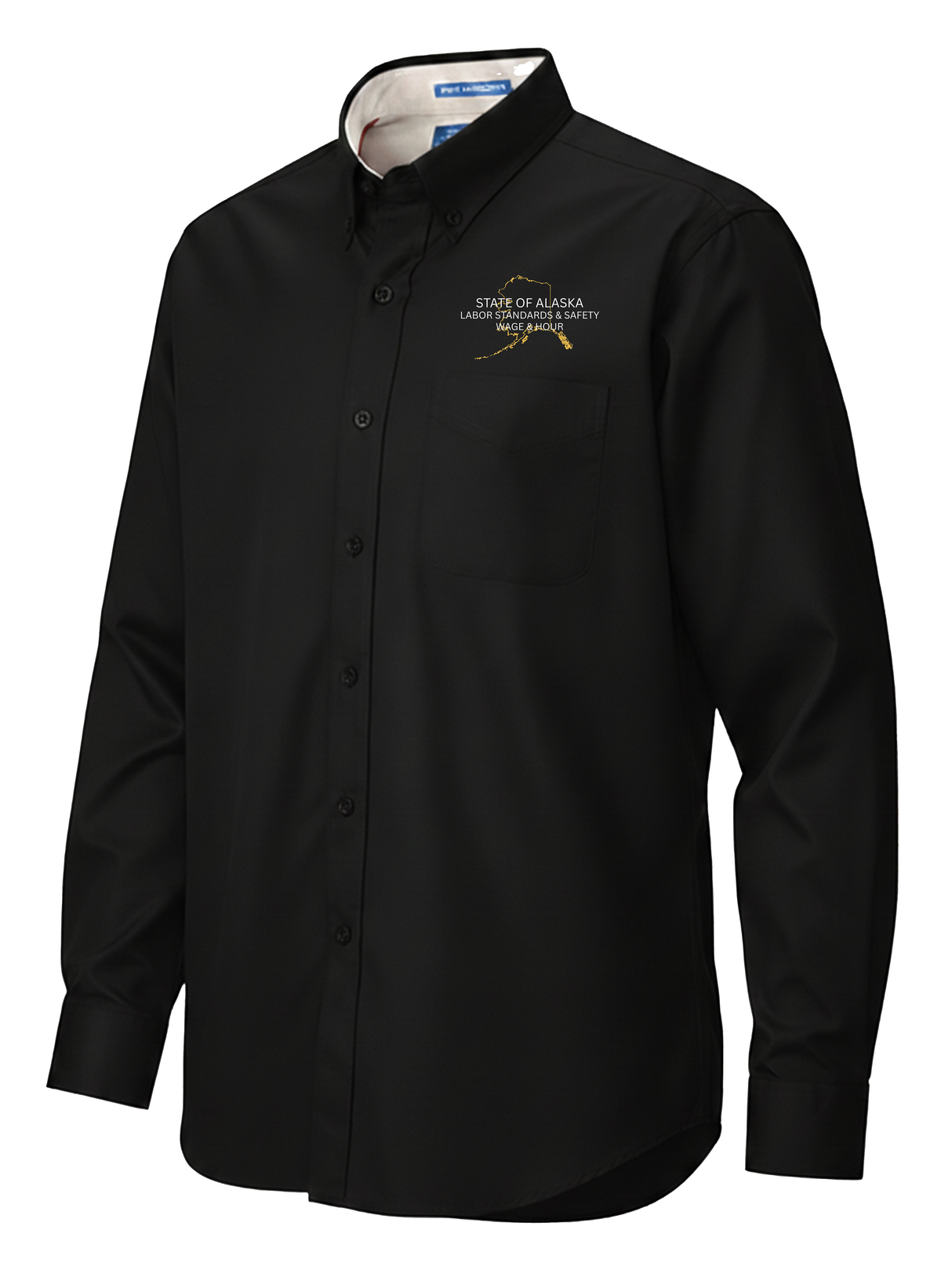 State of Alaska Department of Labor Men's Button Up