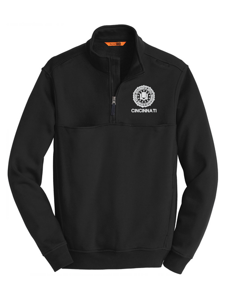 FBI Cincinnati Men's Fleece Job Shirt Black government employee uniform shirt