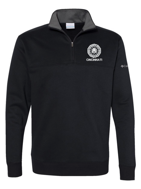 FBI Cincinnati Men's Columbia Hart Mountain™ Fleece Black government employee uniform shirt