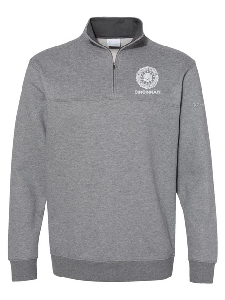 FBI Cincinnati Men's Columbia Hart Mountain™ Fleece Gray government employee uniform shirt