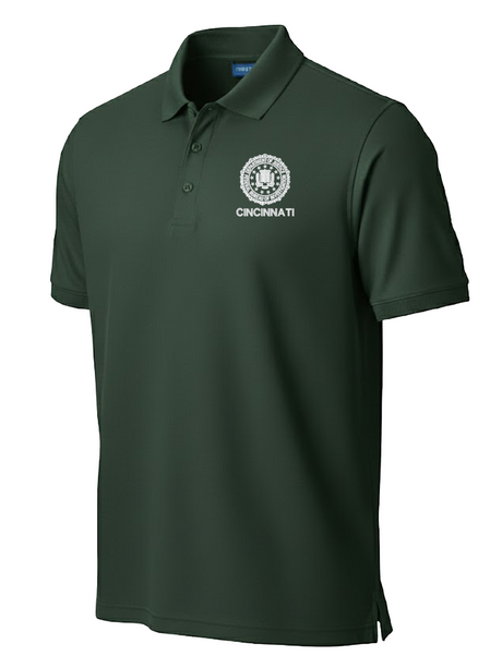FBI Cincinnati Polo Shirt - Men's Short Sleeve Dark Green government employee uniform shirt