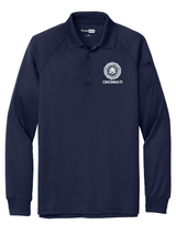 FBI Cincinnati Men's Tactical Long Sleeve Polo Dark Navy government employee uniform shirt