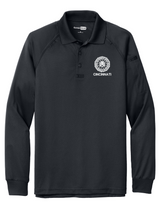 FBI Cincinnati Men's Tactical Long Sleeve Polo Slate Gray government employee uniform shirt